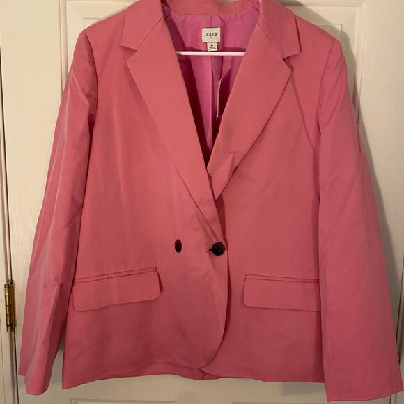 J. Crew Factory Oversized Pink Blazer (NWT) - Picture 9 of 9